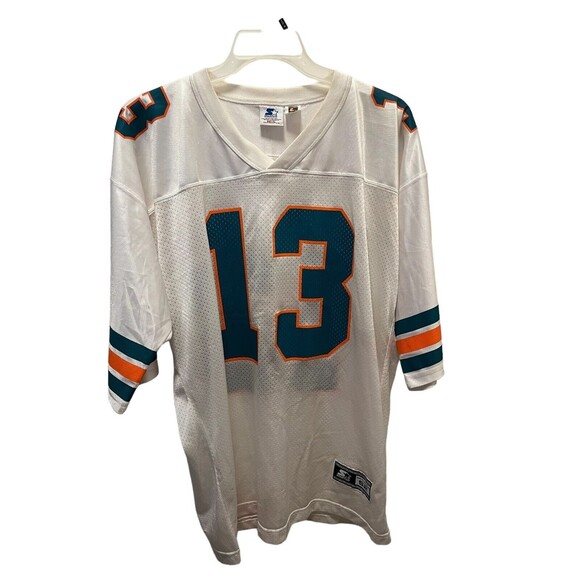 Dan Marino #13 Miami Dolphins Starter Jersey And Hat Vintage 90s XL/Snapback - Picture 2 of 16